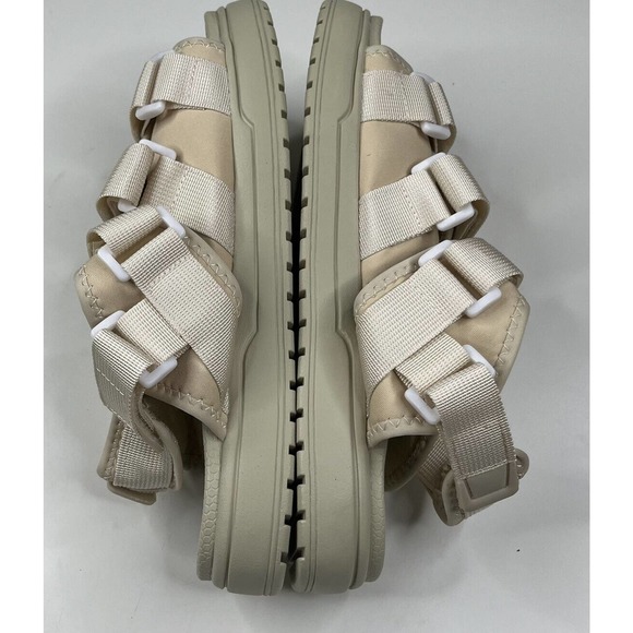 NEW Asos Factor Strappy Sandals Size 9 Women’s Cream - Picture 5 of 6